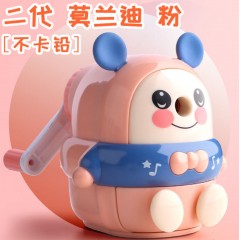 轉(zhuǎn)筆刀小學(xué)生削筆刀手搖自動進(jìn)鉛卡通削筆器大女兒童機(jī)器人刨筆器