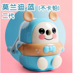 轉(zhuǎn)筆刀小學(xué)生削筆刀手搖自動進(jìn)鉛卡通削筆器大女兒童機(jī)器人刨筆器