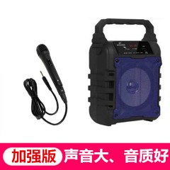 手提話筒音響 迷你低音炮 無線藍牙音箱 戶外便攜廣場舞